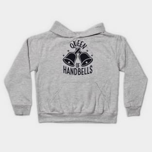 Queen Of Handbells Black Design Kids Hoodie